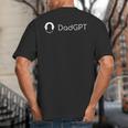 Dad GPT Bald AI Big And Tall Men's T-Shirt Back Print