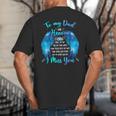 To My Dad In Heaven I Miss You Big And Tall Men's T-Shirt Back Print