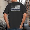 Dad Is A Hero Idea Son Daughter Of Police Big And Tall Men's T-Shirt Back Print Dad Is A Hero Idea Son Daughter Of Police Big And Tall Men's T-Shirt Back Print