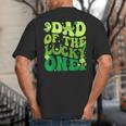 Dad Of The Lucky One Saint Patrick's Day Children Birthday Big And Tall Men's T-Shirt Back Print