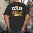 Dad Mom Of The Birthday Boy Kid Construction Matching Family Big And Tall Men's T-Shirt Back Print Dad Mom Of The Birthday Boy Kid Construction Matching Family Big And Tall Men's T-Shirt Back Print