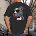 Dad Mom Cool Dog Sunglasses Pitbull Big And Tall Men's T-Shirt Back Print