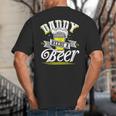 Dad Needs A Beer Button Up Shirts Beer Drinking Lover Big And Tall Men's T-Shirt Back Print