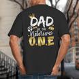 Dad Of The Notorious One Old School 1st Hip Hop Birthday Big And Tall Men's T-Shirt Back Print