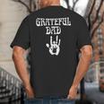 Dad Retro Distressed Grateful Dad Big And Tall Men's T-Shirt Back Print