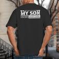 Dad Shirt From Son Men Fathers Day Dad Big And Tall Men's T-Shirt Back Print