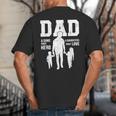 Dad Sons First Hero Daughter Love For Father's Day Big And Tall Men's T-Shirt Back Print