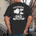 Dad Squared Fathers Day Dad Of Two Cool Daddy Of 2 Big And Tall Men's T-Shirt Back Print