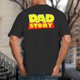 Dad Story Big And Tall Men's T-Shirt Back Print
