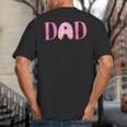 Dad Of The Sweet One Birthday Donut Girl 1st Birthday Big And Tall Men's T-Shirt Back Print