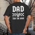 Dad Two The Bone Skeleton Hand 2nd Birthday Boy Girl Big And Tall Men's T-Shirt Back Print