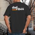 Dad-Vibes Forever Father Retro Vintage Big And Tall Men's T-Shirt Back Print