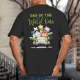 Dad Of The Wild One 1st Birthday Safari Family Matching Big And Tall Men's T-Shirt Back Print