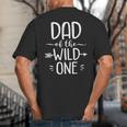 Dad Of The Wild One Shirt 1st Birthday Safari Big And Tall Men's T-Shirt Back Print