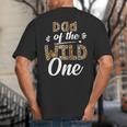 Dad Of The Wild One Zoo Themed 1st Birthday Party Big And Tall Men's T-Shirt Back Print Dad Of The Wild One Zoo Themed 1st Birthday Party Big And Tall Men's T-Shirt Back Print