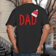 Dad Xmas PJs Christmas Pajamas And Xmas PJ Family Shirt Big And Tall Men's T-Shirt Back Print