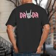 Dada Of The Bad Two The Bone Birthday 2 Years Old Birthday Big And Tall Men's T-Shirt Back Print