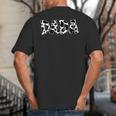 Dada Cow Print Cow Pattern Cow Dad Father's Day Daddy Cow Big And Tall Men's T-Shirt Back Print Dada Cow Print Cow Pattern Cow Dad Father's Day Daddy Cow Big And Tall Men's T-Shirt Back Print