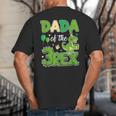 Dada Of The Three Rex Birthday Dinosaur Family Matching Big And Tall Men's T-Shirt Back Print Dada Of The Three Rex Birthday Dinosaur Family Matching Big And Tall Men's T-Shirt Back Print