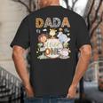 Dada Of The Wild One 1St Birthday Safari Jungle Animals Big And Tall Men's T-Shirt Back Print