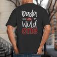 Dada Of The Wild One Buffalo Plaid Lumberjack 1st Birthday Big And Tall Men's T-Shirt Back Print