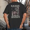 Daddd Gun Dads Against Daughters Dating Democrats On Back Big And Tall Men's T-Shirt Back Print