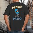 Daddio Of The Patio Fathers Day BBQ Grill Dad Big And Tall Men's T-Shirt Back Print
