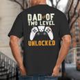 Daddy Again Leveled Up To Dad Of 2 Gamer Dad Level Unlocked Big And Tall Men's T-Shirt Back Print Daddy Again Leveled Up To Dad Of 2 Gamer Dad Level Unlocked Big And Tall Men's T-Shirt Back Print