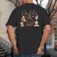 Daddy Can Bearly Wait Bear Gender Neutral Boy Baby Shower Big And Tall Men's T-Shirt Back Print