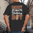 Daddy Of The Birthday Boy Football Party Family Matching Big And Tall Men's T-Shirt Back Print