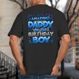 Daddy Of The Birthday Boy Matching Family Father Big And Tall Men's T-Shirt Back Print
