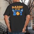 Daddy Of The Birthday Boy Milk And Cookies Lover Big And Tall Men's T-Shirt Back Print Daddy Of The Birthday Boy Milk And Cookies Lover Big And Tall Men's T-Shirt Back Print