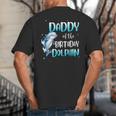 Daddy Of The Birthday Dolphin Family Matching Party Squad Big And Tall Men's T-Shirt Back Print