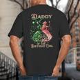 Daddy Of The Birthday Girl Pink And Green Family Matching Big And Tall Men's T-Shirt Back Print