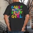 Daddy Of The Birthday Girl Retro 80's Party Big And Tall Men's T-Shirt Back Print