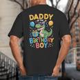 Daddy Of The Birthday Party Outfit Dinosaur Squad Dad Big And Tall Men's T-Shirt Back Print