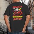 Daddy Of The Birthday Racer Race Car Party Family Matching Big And Tall Men's T-Shirt Back Print