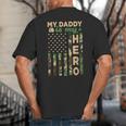 My Daddy Is My Hero Military Dad US Flag Father’s Day Big And Tall Men's T-Shirt Back Print My Daddy Is My Hero Military Dad US Flag Father’s Day Big And Tall Men's T-Shirt Back Print