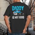Daddy Is My Hero Police Toddler Police Officer Cop Boys Kids Big And Tall Men's T-Shirt Back Print Daddy Is My Hero Police Toddler Police Officer Cop Boys Kids Big And Tall Men's T-Shirt Back Print