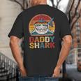 Daddy Shark Retro Shark Shirt Pajamas For Dad Dad Big And Tall Men's T-Shirt Back Print Daddy Shark Retro Shark Shirt Pajamas For Dad Dad Big And Tall Men's T-Shirt Back Print
