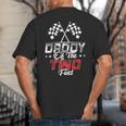 Daddy Of The Two Fast Second Birthday Racing Car Family Big And Tall Men's T-Shirt Back Print Daddy Of The Two Fast Second Birthday Racing Car Family Big And Tall Men's T-Shirt Back Print