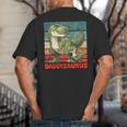 Daddysaurus Father's Day Best Dad T-Rex Papa Big And Tall Men's T-Shirt Back Print