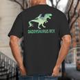 DaddysaurusRex Dinosaur Daddy Saurus Dad 2 Two Kids Dino Big And Tall Men's T-Shirt Back Print DaddysaurusRex Dinosaur Daddy Saurus Dad 2 Two Kids Dino Big And Tall Men's T-Shirt Back Print