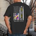 My Dad's Fight Is My Fight Bladder Cancer Awareness Big And Tall Men's T-Shirt Back Print