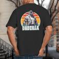 Dadzilla The Rad Dad Kaiju Vibes Big And Tall Men's T-Shirt Back Print