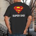 DC Comics Superman Father's Day Super Dad Logo Big And Tall Men's T-Shirt Back Print DC Comics Superman Father's Day Super Dad Logo Big And Tall Men's T-Shirt Back Print
