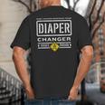 Diaper Changer Duty Expecting Baby New Dad Mom Big And Tall Men's T-Shirt Back Print Diaper Changer Duty Expecting Baby New Dad Mom Big And Tall Men's T-Shirt Back Print