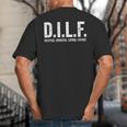 DILF Apparel Men For Dad Big And Tall Men's T-Shirt Back Print