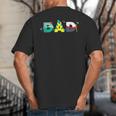 Disney The Little Mermaid Ariel Father’s Day Birthday Dad Big And Tall Men's T-Shirt Back Print