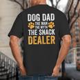 Dog Dad The Man The Myth The Snack Dealer Big And Tall Men's T-Shirt Back Print